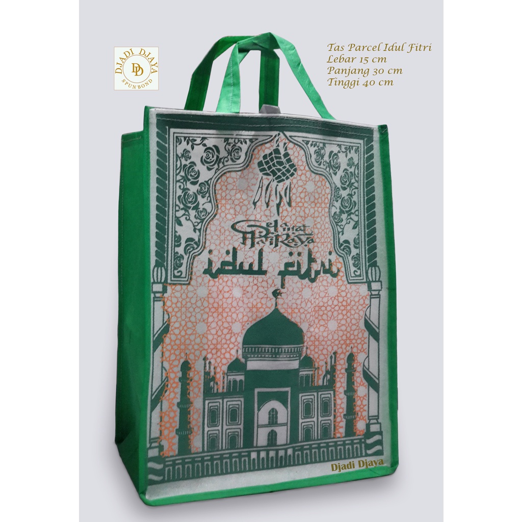 

Tas Pita Kotak Parcel Lebaran Idul Fitri 2 Warna Hijau