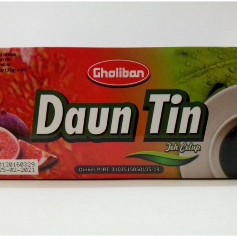 

Teh Celup Daun Tin Gholiban