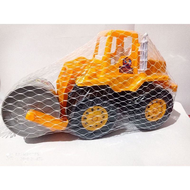Mobil Truck Silinder Truk Giling Aspal Road Roller Truck Mainan Anak Mobil Mobilan Mewah