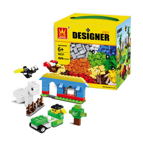 WANGE DESIGNER BLOCKS 625PC - 58231