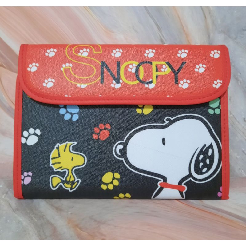 Dompet besar / dompet map stitch duffy melody snoopy