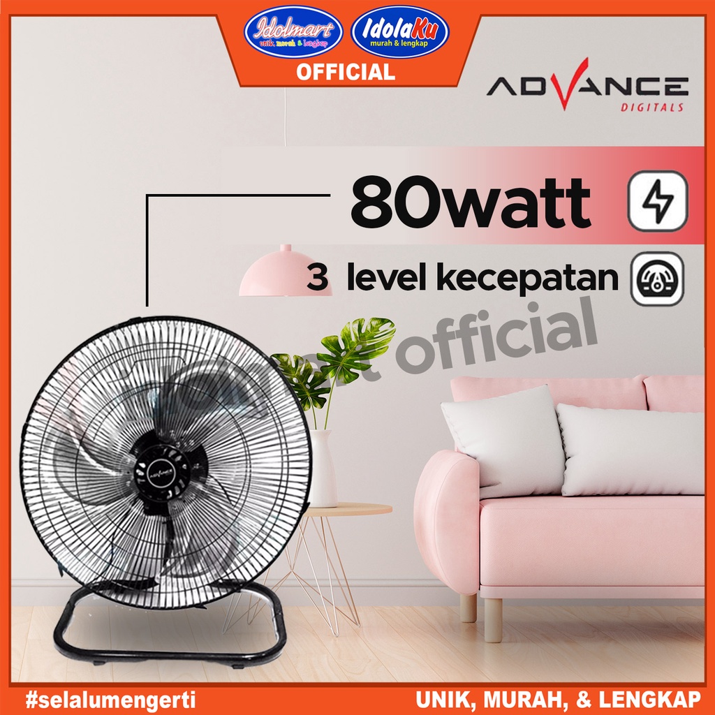 IDOLMART Kipas Angin 3 In 1 Tornado Besi Advance 18 Inch Garansi 1 Tahun Advance surabaya