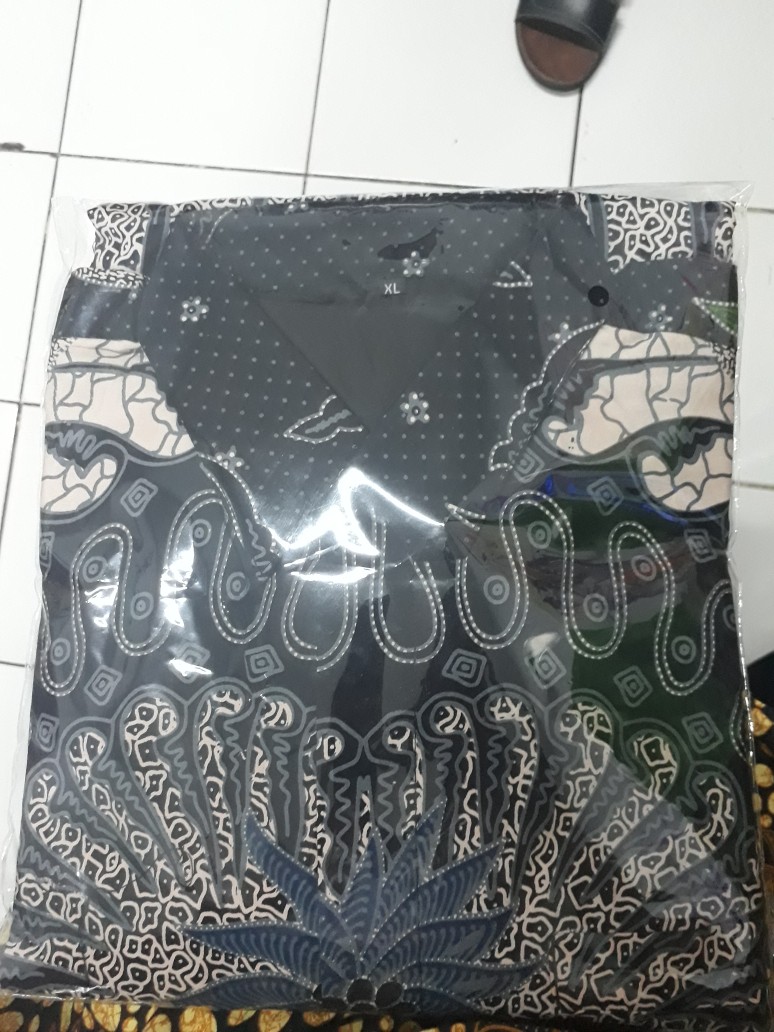 Dirgantara Panjang Kemeja Batik Pria Full Furing Bahan Katun Sragenan