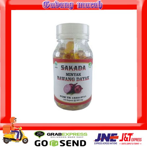 Sakada minyak bawang dayak 100 kapsul