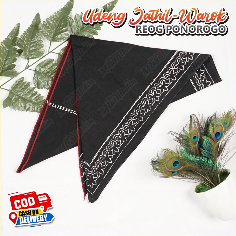 UDENG JATIL / UDENG WAROK / IKET KEPALA JATIL / IKET KEPALA WAROK REOG PONOROGO SEGITIGA