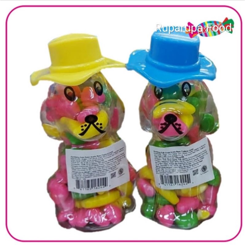 

Permen Boneka Anjing (botol) 40 gr Hurray Toyland Candy