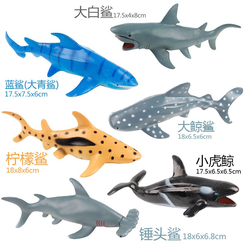  Mainan  Simulasi Hewan Laut Ikan Hiu  Paus  Lumbalumba Bahan 