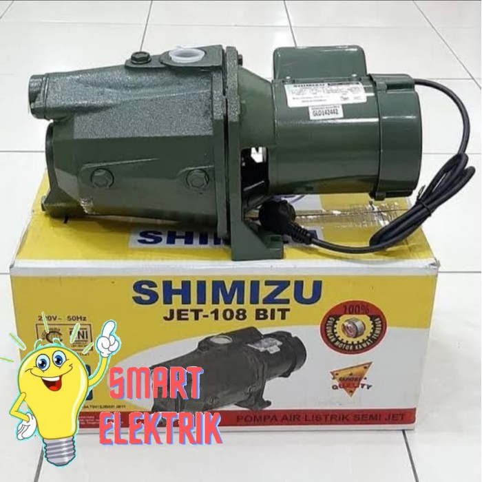 Pompa Air Semi Jet Pump Type JET 108-BIT Asli SHIMIZU