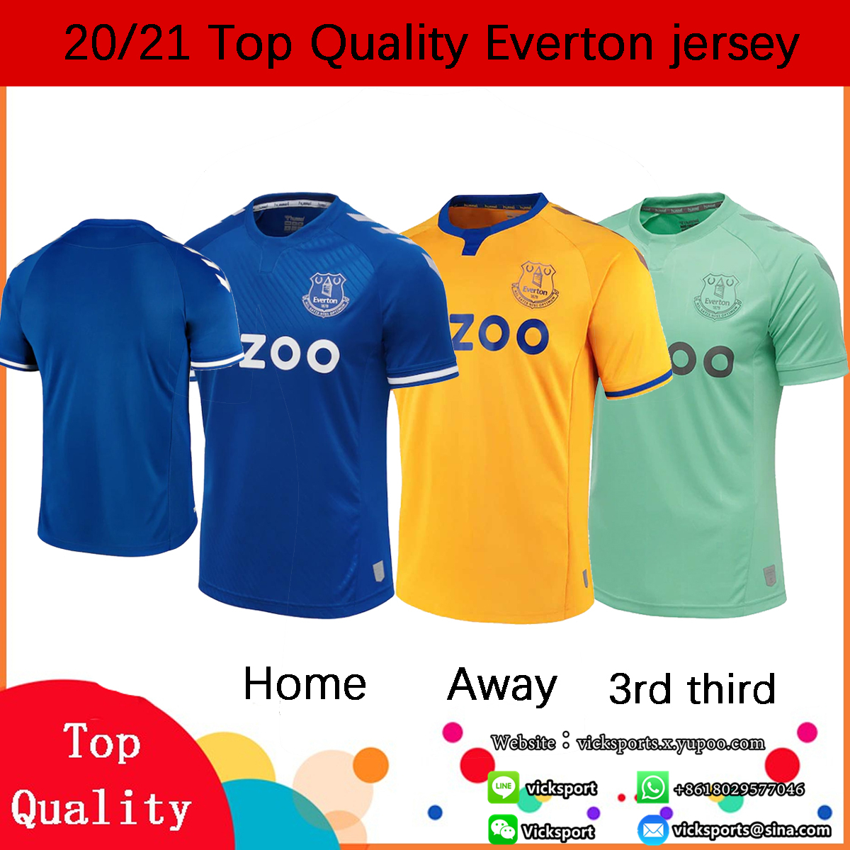 Everton Home Jersey 20/21 - Classy Hummel Everton 20 21 ...