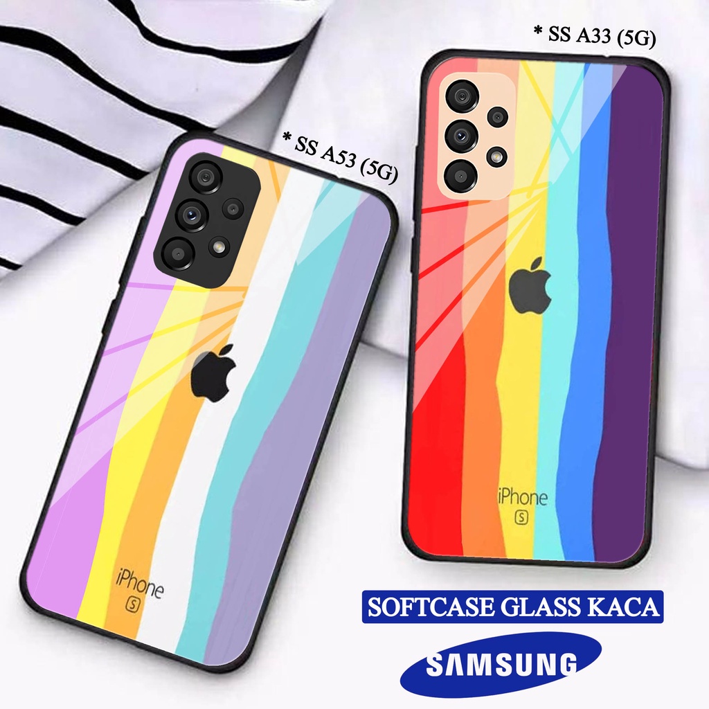 Softcase Glass Kaca  SAMSUNG A33(5G) A53(5G) - Casing HP SAMSUNG A33(5G) A53(5G) [ S19 ].