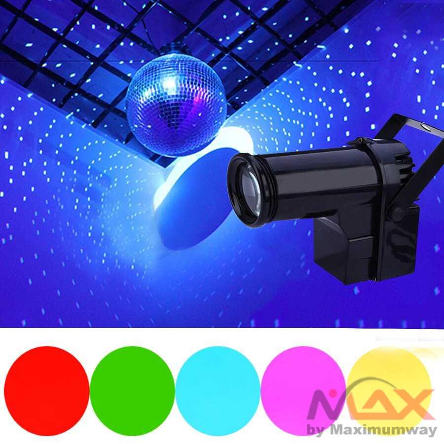 Thrisdar PAR LED Lampu Sorot Panggung RGB LED Spotlight Party 10W Thrisdar Remote Control LED Beam Pinspot Light 10W RGB Stage Light Spotlight Disco Mirror Ball Track Lighting For Party Wedding 10W RGB Beam Pinspot Disco Stage Light Wedding Party Bar