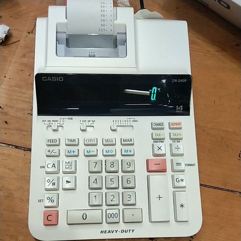 KALKULATOR PRINTING CASIO DR- 240 R