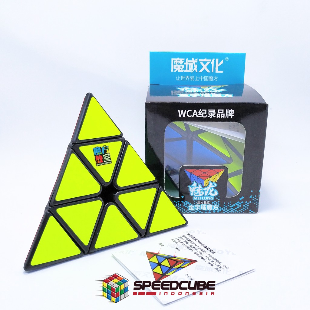 Speedcube - Rubik Pyraminx Moyu Meilong - Rubik Piramid Segitiga 3x3 Original