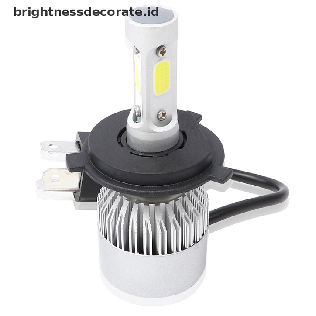 2pcs Lampu Depan Led H4 Hb2 9003 285000Lm 1950w High Power