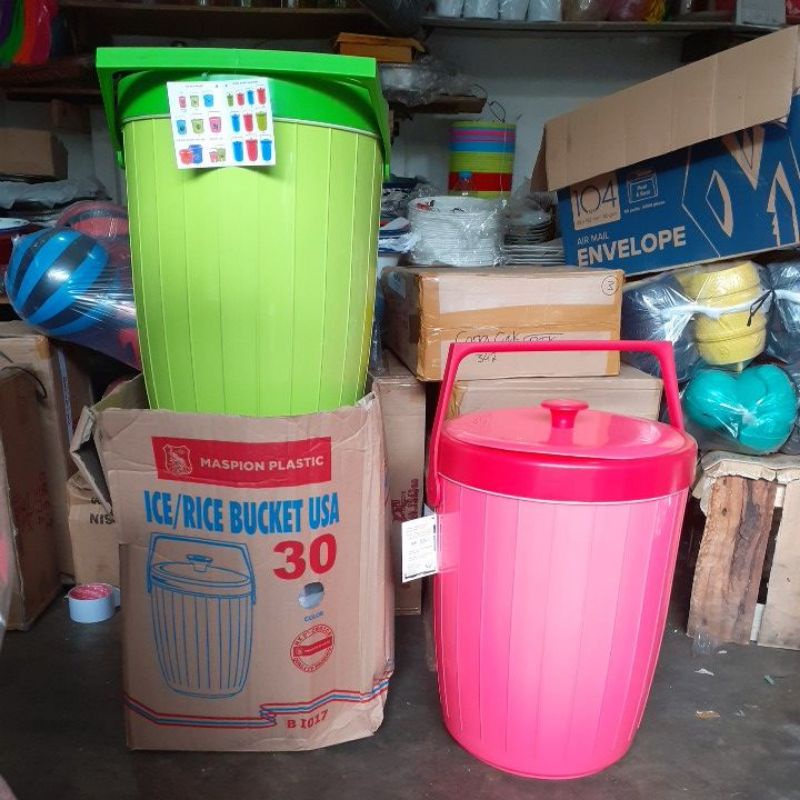 Rice bucket/termos nasi/termos es maspion 30 liter