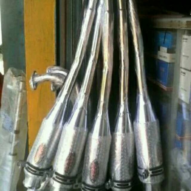 Knalpot racing netral untuk Motor Bebek honda Supra x Supra x 125 revo revo absolute Dan grand