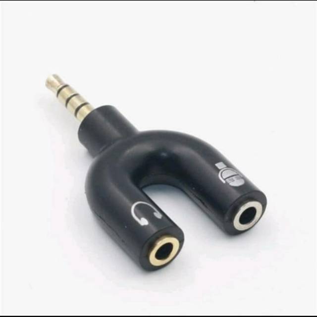 AUDIO SPLITTER U SHAPE 2 IN 1