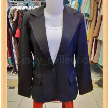 BLAZER KANTOR / JAS KANTOR / BLAZER FORMAL / BLAZER KERJA / BLAZER HITAM JUMBO CEWEK BLAZER WANITA
