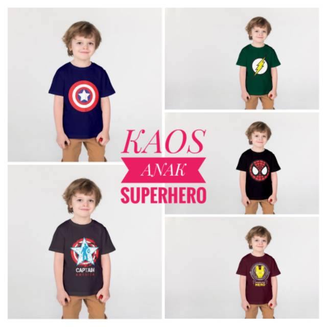 Kaos Anak laki laki karakter 3-4 tahun-4