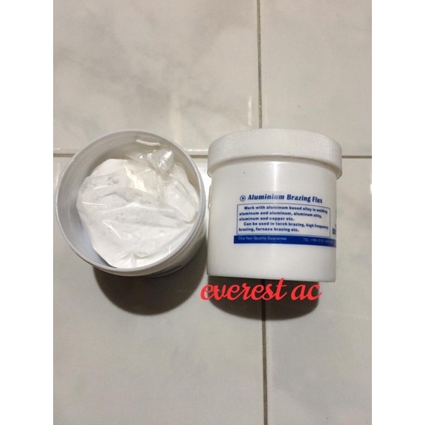 Obat las aluminium bubuk flux
