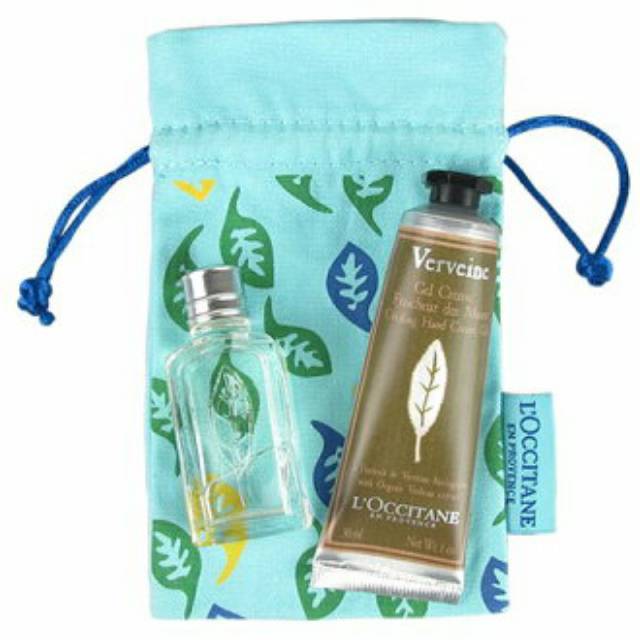 L'OCCITANE EN PROVENCE BLUE (ONLY DRAWSTRING PURSE BAG)