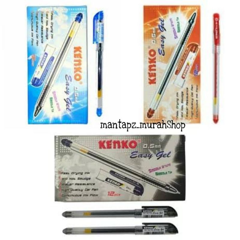 

Pulpen/Bolpen/Pena Kenko Easy Gel 0,5mm (/PCS)