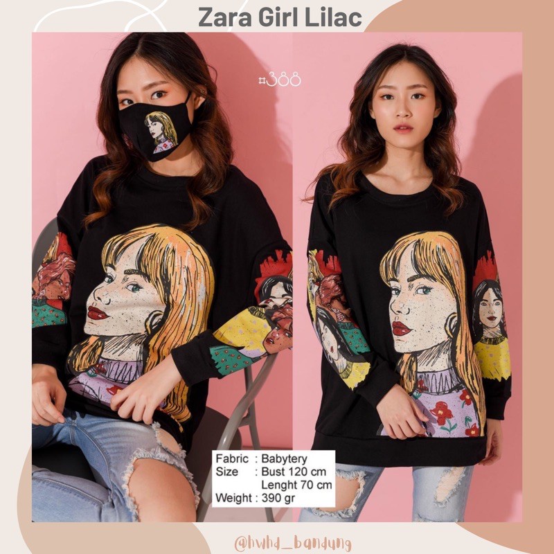 Zara Girl Lilac Sweater