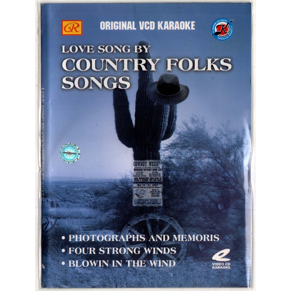VCD KARAOKE LOVE SONGS COUNTRY FOLKS SONGS