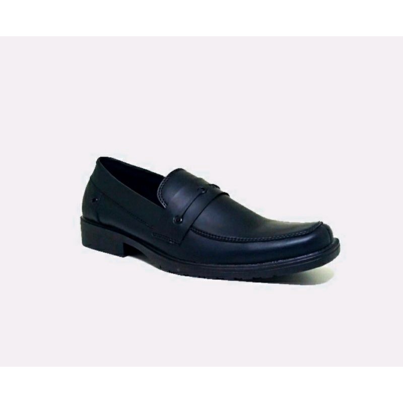 Sepatu Kerja Formal Pria Jumbo / Pantofel Big Size BRX6 Leather Hitam /Loafers Slip On Bule Size Besar 48,Ori