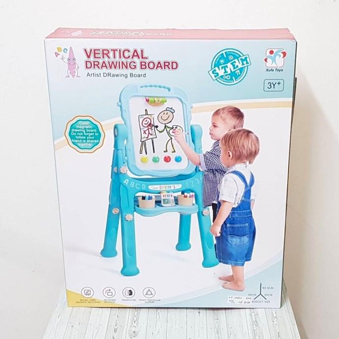 

TERLARIS VERTICAL DRAWING BOARD/PAPAN TULIS ANAK 2 SISI BERKUALITAS TINGGI TERJAMIN