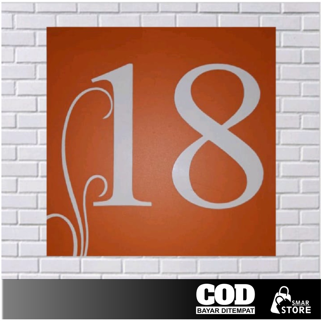 

Huruf Nomor rumah dari acrylic finising cutting stiker harga termurah