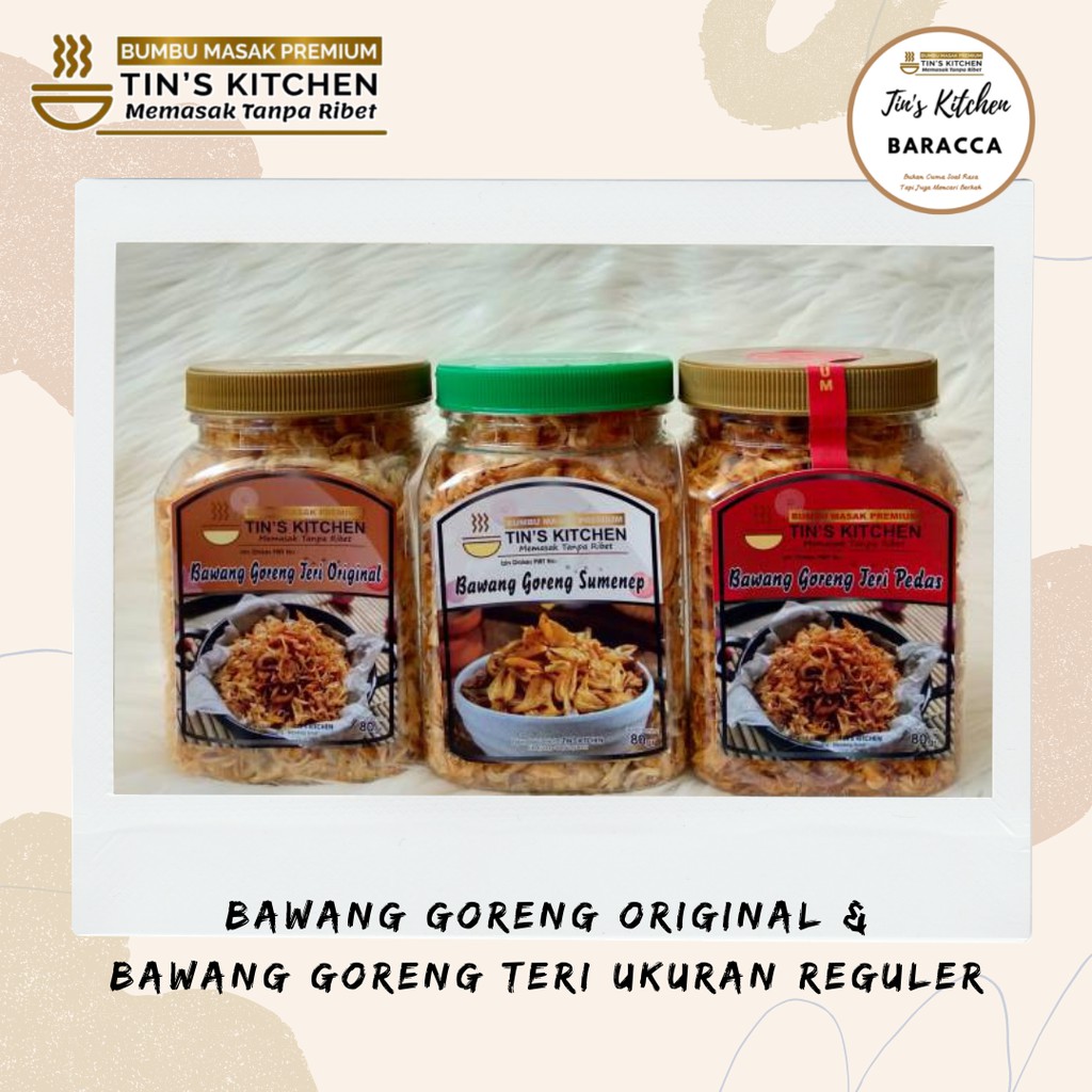 

Bawang Goreng Sumenep 110gr Kemasan Reguler - Bagor Original, Bagor Teri Original, Bagor Teri Pedas