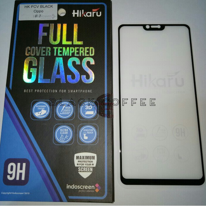 Tempered glass full oppo F7/F7 pro screen guard Hikaru FCV