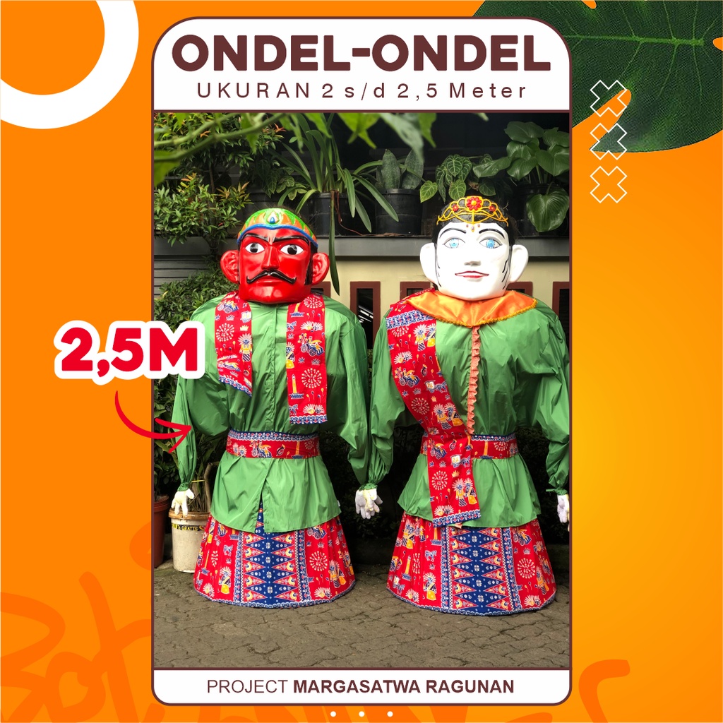 Ondel-ondel 2,5 Meter Batik