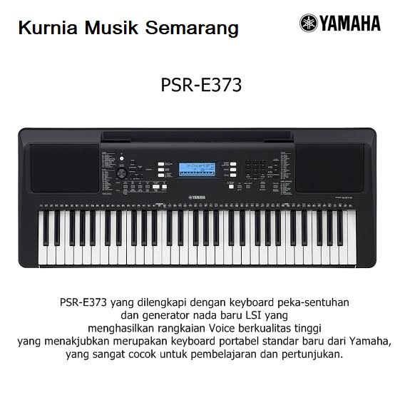 {AudioStore} Yamaha PSR E373 - PSR E 373 - PSR-E373 Portable Arranger Keyboard Ori Murah