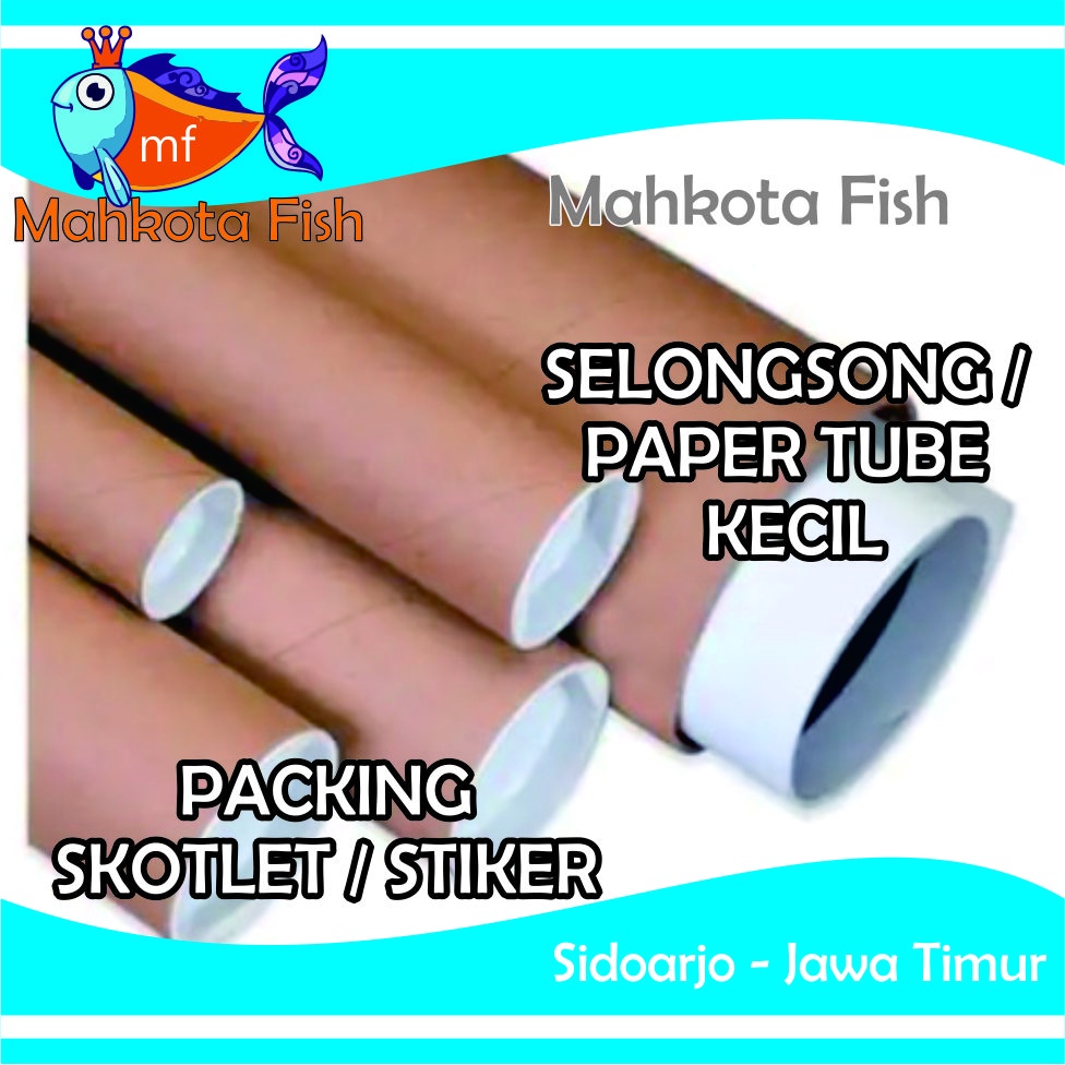 Selongsong KECIL untuk SKOTLET STIKER | Paper Tube | Selongsong Pengaman | Packing Tambahan | PACKING AMAN