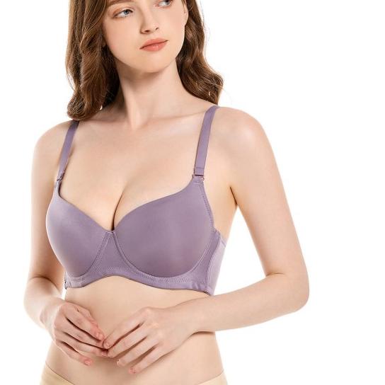 ☚ Bra Young Curves Microfiber Dusty 3/4 Cup C C03-10237C - Dark Grey, 36C/080 ☃