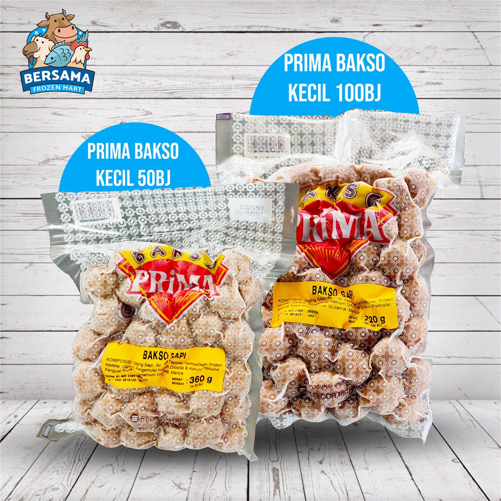 

PRIMA BAKSO SAPI KECIL 50BJ & 100BJ