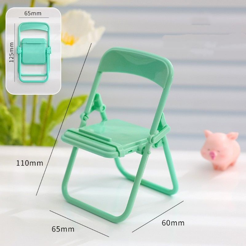 Phone Holder Lipat Macaron Holder Hp Meja Model Kursi Warna Warni