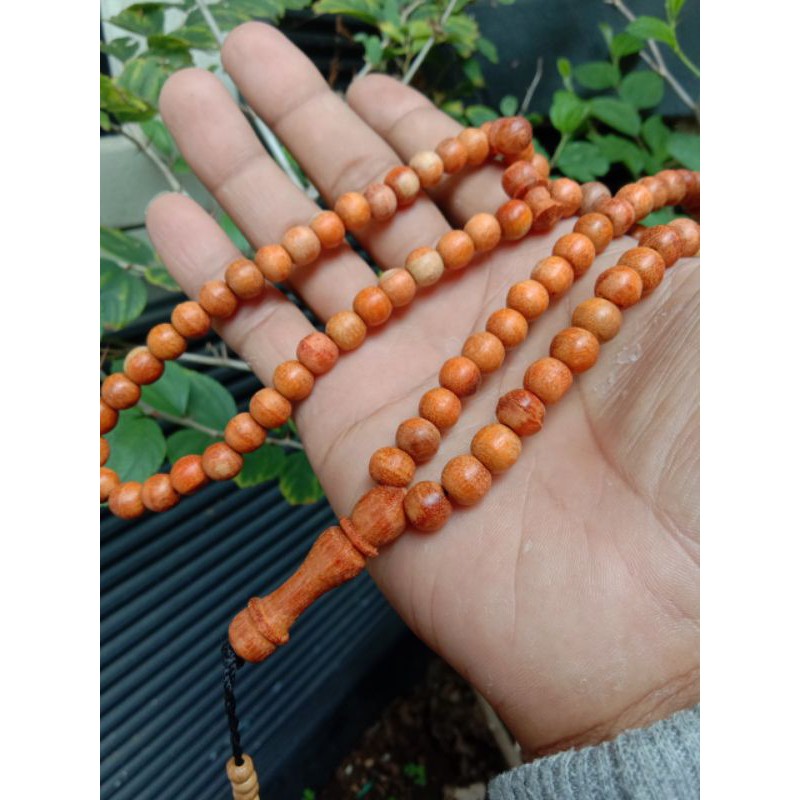 Tasbih secang asli tasbih kayu secang tasbih galih secang