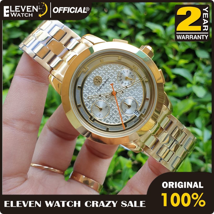 [Promo] Jam Tangan Wanita Tory Burch TBW1000 / TBW-1000O Summer Newness  Garansi 2 Tahun [COD]