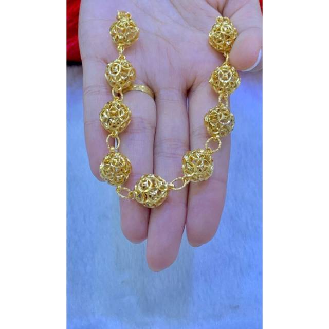Gelang emas Bangkok ORI import.panjang 18 cm