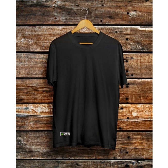 T-SHIRT//HITAM//POLOS//EMBONGPRIBADI