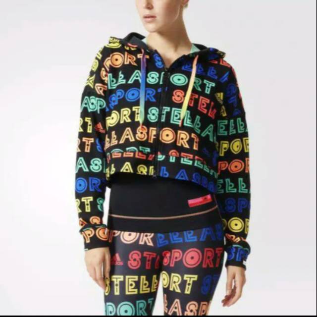 PRELOVED CROP HOODIE ADIDAS  ORIGINAL