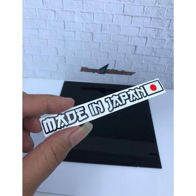 

Diskon stiker sticker MADE IN JAPAN 12 CM Big Sale