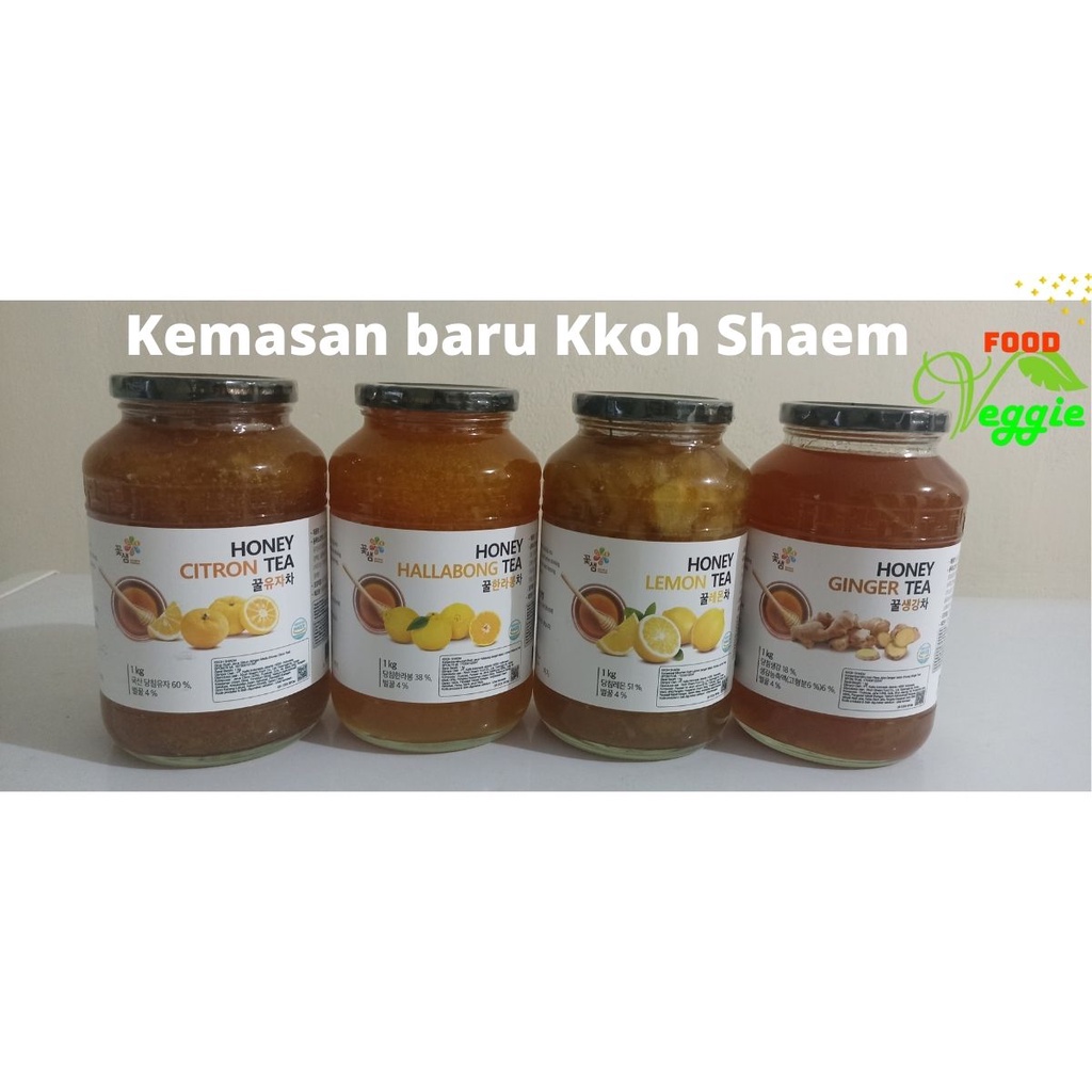 

KKOH SHAEM (Botol Kaca) HONEY CITRON /LEMON/GINGER /PLUM GOLD/ HANLABONG/APPLE 1kg (Made in Korea)