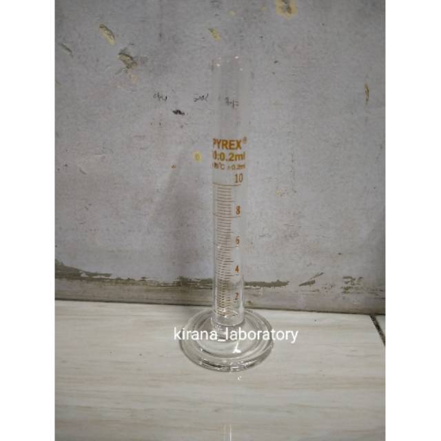 Jual Measuring Cylinder 10ml Gelas Ukur 10ml Pyrex Class A Alat Laboratorium Shopee Indonesia 6830