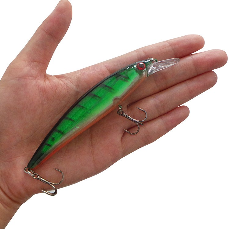 Shengyao New 1pcs 11cm/13.5g Floating Minnow Umpan Pancing Swimbait Fishing Lure Ikan Wobbler Bait Bass Kail