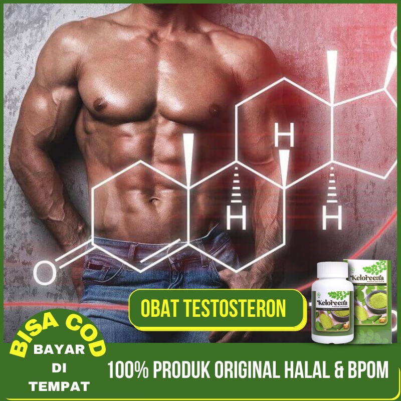 Obat Testosteron , Penambah Hormon Testosteron, Testosteron Booster | Keloreena 50 Kapsul BPOM