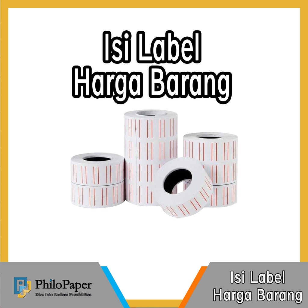 

ATK ~ Refil Isi Label Harga Barang / Price Label Roll